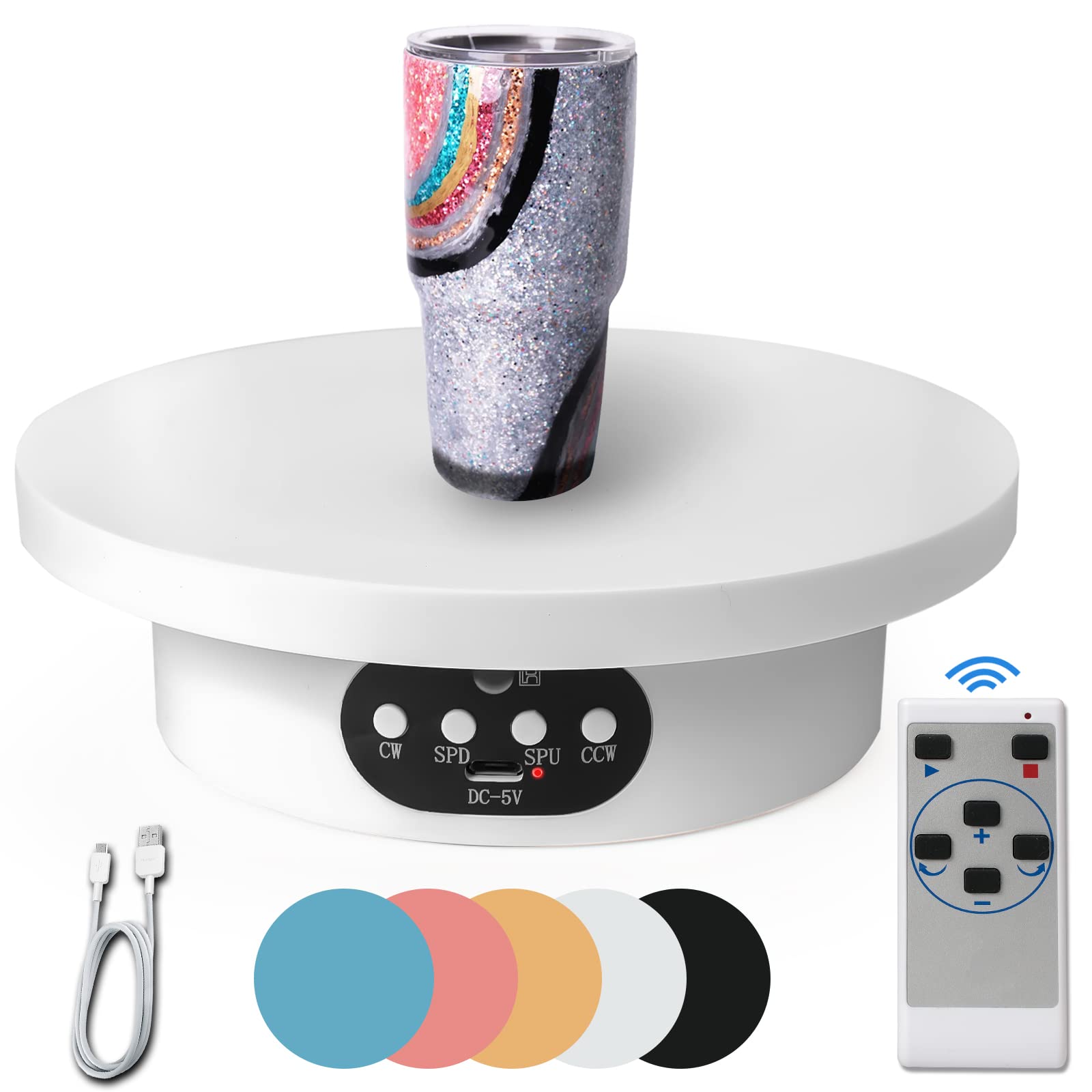 Amazon.com - maieray Remote Control Motorized Rotating Display